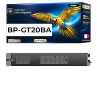 NOPAN-INK Toner BPGT20BA BP-GT20BA Compatible pour Sharp 22 10 20 25 Noir Haute capacité avec Puce 18000 Pages