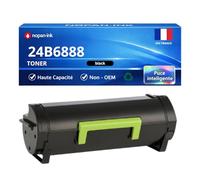 NOPAN-INK Toner Compatible pour Lexmark 24B6888 Noir 21 000 Pages