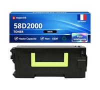 NOPAN-INK Toner Compatible pour Lexmark 58D2000 Noir 7500 Pages