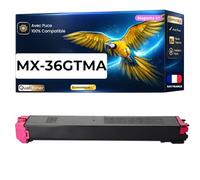 NOPAN-INK Toner Compatible pour Sharp MX-36GTMA MX36GTMA Magenta 15000 Pages Qualitoner