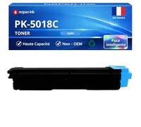 NOPAN-INK Toner Compatible pour Utax 1T02TWCUT0 PK5018 PK-5018C Cyan 11000 Pages