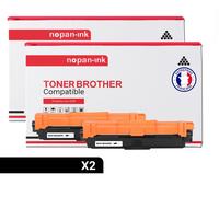 NOPAN-INK - Toner x2 - TN-242 (Noir x2) - Compatible pour Brother HL-3140CW/3142CW/3150CDW/3152CDW/3170CDW/3172CDW, MFC-9130CW/9140C