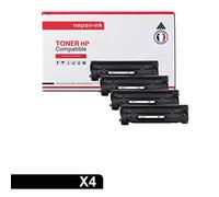 NOPAN-INK - Toner x4 - CE285A 85A (Noir) - Compatible pour HP Laserjet Pro M1132, M1217nfw, P1100