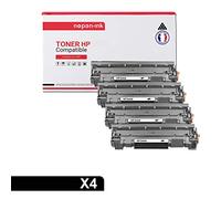 NOPAN-INK - Toner x4 - CF244A (Noir x4) - Compatible pour HP LaserJet Pro M15a HP LaserJet Pro M15w HP LaserJet MFP M28a HP LaserJe
