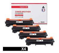 NOPAN-INK - Toners x4 - TN2420 TN 2420 (Noir) - Compatible pour Brother HL-L2350DW L2310D L2357DW L2375DW L2370DN,Brother MFC-L2710DN L2710DW L2730DW L2750DW,Brother DCP-L2510D L2530DW L2537DW L2550D