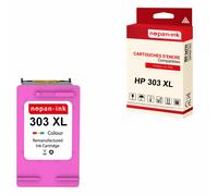 NOPAN-INK - x1 Cartouche compatible pour 303 XL 303XL (T6N03AE) Couleur pour HP Tango Envy Photo 6200 Series Photo 6230 Photo 6232 Photo 6234 Photo 7