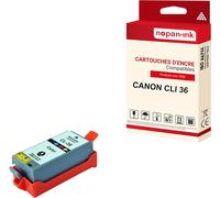 NOPAN-INK - x1 Cartouche compatible pour CANON CLI 36 XL CLI 36XL Cyan + Magenta + Jaune 1511B001