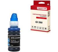 NOPAN-INK - x1 Cartouche compatible pour Canon GI590C 1604C001 GI590 Cyan Cyan G