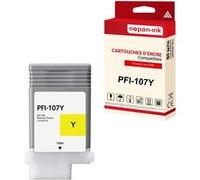 NOPAN-INK - x1 Cartouche compatible pour Canon PFI-107 PFI-107Y Jaune (6708B001) Jaune G