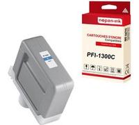 NOPAN-INK - x1 Cartouche compatible pour Canon PFI1300 PFI-1300C Cyan (0812C001) G