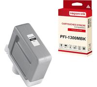 NOPAN-INK - x1 Cartouche compatible pour Canon PFI1300 PFI-1300MBK Noire Mat 0810C001