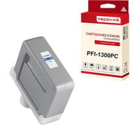 NOPAN-INK - x1 Cartouche compatible pour Canon PFI1300 PFI-1300PC Photo Cyan 0815C001