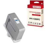 NOPAN-INK - x1 Cartouche compatible pour Canon PFI1300 PFI-1300PC Photo Cyan (0815C001) Photo cyan G