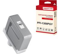 NOPAN-INK - x1 Cartouche compatible pour Canon PFI1300 PFI-1300PGY Photo Grise 0818C001