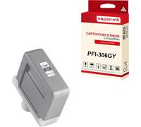 NOPAN-INK - x1 Cartouche compatible pour Canon PFI306 PFI-306GY Grise 6666B001
