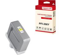 NOPAN-INK - x1 Cartouche compatible pour Canon PFI306 PFI-306Y Yellow 6660B001