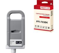 NOPAN-INK - x1 Cartouche compatible pour Canon PFI703 PFI-703BK Noire 2963B001