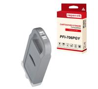 NOPAN-INK - x1 Cartouche compatible pour Canon PFI706 PFI-706PGY Photo Grise 6691B001
