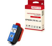 NOPAN-INK - x1 Cartouche compatible pour EPSON 378 XL 378XL Light Cyan Écureuil