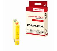 NOPAN-INK - x1 Cartouche compatible pour EPSON 405 XL 405XL Yellow (Valise) pour Epson Workforce Pro WorkForce Pro WF-3800 Series WorkForce Pro WF-382