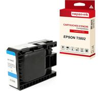 NOPAN-INK - x1 Cartouche compatible pour EPSON T-5802 T5802 Cyan C13T580200
