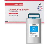 NOPAN-INK - x1 Cartouche compatible pour EPSON T9732 XL T9732XL Cyan C13T973200