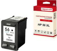 NOPAN-INK - x1 Cartouche compatible pour HP 56 XL 56XL Noir C6656AE