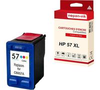 NOPAN-INK - x1 Cartouche compatible pour HP 57 XL 57XL Couleur C6657AE