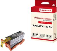 NOPAN-INK - x1 Cartouche compatible pour LEXMARK 100 XL 100XL Noir 14N1068E
