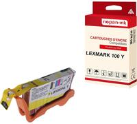 NOPAN-INK - x1 Cartouche compatible pour LEXMARK 100 XL 100XL Yellow 14N1071E