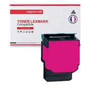 NOPAN-INK - x1 Toner - 71B20M0 (Magenta) - Compatible pour Lexmark CS317 CS317d CS417 CS417dn CS517 CS517de CX317 CX317dn CX417 CX417de CX517de