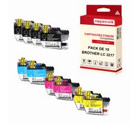 NOPAN-INK - x10 Cartouches compatible pour BROTHER LC 3217 XL LC3217XL (Pot à crayon) compatibles BROTHER Brother MFC-J 5330 DW 5330 DW XL 5335 DW 573
