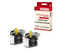 NOPAN-INK - x2 Cartouche compatible pour BROTHER LC 223 XL LC223XL Noir Cerf Volant