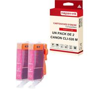 NOPAN-INK - x2 Cartouche compatible pour CANON CLI 526 XL CLI 526XL Magenta 4542B001