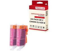 NOPAN-INK - x2 Cartouche compatible pour CANON CLI 526 XL CLI 526XL Magenta () G