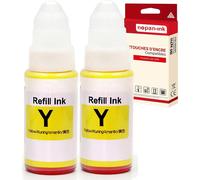 NOPAN-INK - x2 Cartouche compatible pour Canon GI590Y 1606C001 GI590 Yellow