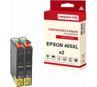 NOPAN-INK - x2 Cartouche compatible pour EPSON 405 XL 405 XL Noir Valise