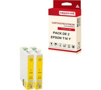 NOPAN-INK - x2 Cartouche compatible pour EPSON T1634 XL T1634XL Jaune Stylo plume