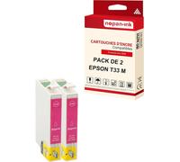 NOPAN-INK - x2 Cartouche compatible pour EPSON T3363 XL T3363XL Magenta Orange