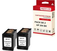 NOPAN-INK - x2 Cartouche compatible pour HP 304 XL 304XL Noir N9K08AE