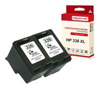 NOPAN-INK - x2 Cartouche compatible pour HP 336 XL 336XL Noir C9362EE