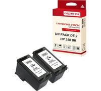 NOPAN-INK - x2 Cartouche compatible pour HP 351CL XL 351CLXL Cyan + Magenta + Jaune CB337EE