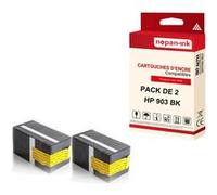 NOPAN-INK - x2 Cartouche compatible pour HP 903 XL 903XL Noir () G