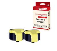 NOPAN-INK - x2 Cartouches Compatible pour HP 363 XL 363XL Jaune HP PhotoSmart 3100 Series 3110 3200 Series 3210 3300 Series 3310 8250 PhotoSmar