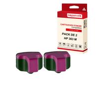 NOPAN-INK - x2 Cartouches compatibles pour HP 363 XL 363XL Magenta pour HP PhotoSmart 3100 Series 3110 3200 Series 3210 3300 Series 3310 8250 PhotoSm
