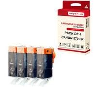 NOPAN-INK - x4 Cartouche compatible pour CANON 570 XL 570XL Noir () Noir G