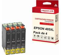 NOPAN-INK - x4 Cartouche compatible pour EPSON 405 XL 405XL Noir Valise