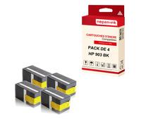 NOPAN-INK - x4 Cartouches compatibles pour HP 903 XL 903XL Noir pour HP OfficeJet 6900 Series 6950 OfficeJet Pro 6860 Series 6868 6950 6960 6968 6970