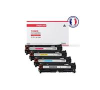 NOPAN-INK - x4 Toner HP CB540A CB541A CB542A CB543A - HP 125A - compatibles (1 Noir, 1 Cyan, 1 Jaune, 1 Magenta) G