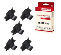 NOPAN-INK - x5 Rouleau encreur pour IR40T IR50 GR745 Sharp IR 40T, IR 50 GR 745 Grupo 745 EL 1192 B, EL 1192 D, EL 1192 H, EL 1192 S, EL 1611 P Tax, E